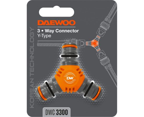 Коннектор Y-образный (1/2""-3/4""; 13-19 мм) DAEWOO DWC 3300 – изображение 2