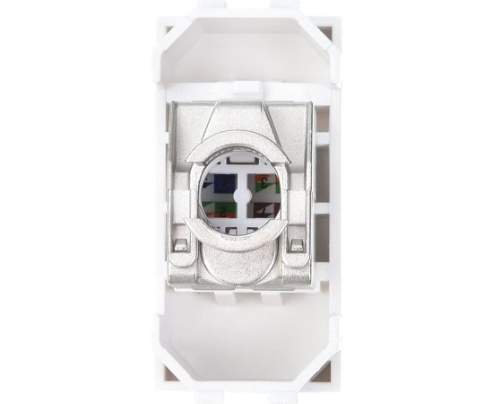 Компьютерная розетка DKC СП Brava 1 модуль RJ45 CAT.5E экран белая 76457B – изображение 2