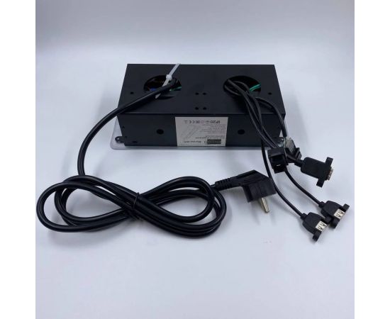 Выдвижная розетка Inrior выдвижной встраиваемый блок розеток, на 2 euro розетки, 2 rj45 и 2 usb-a+c, серый TORO-77-80 – изображение 4