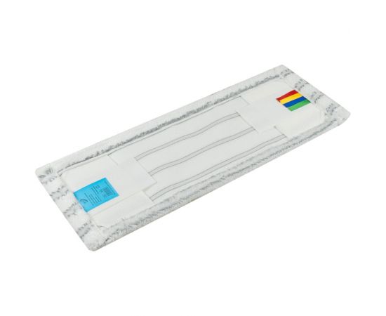 Плоский моп NV микрофибра, 50 см, жесткий абразив, крепление карман и ухо NV MFHA-M-50/C – изображение 3