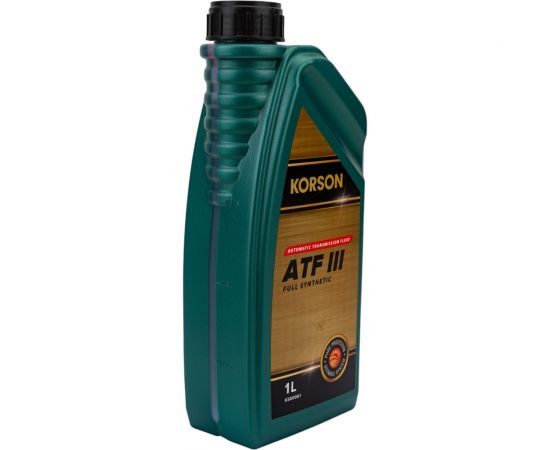 Трансмиссионное масло KORSON ATF III синтетическое, 1 л KS00061 – изображение 5