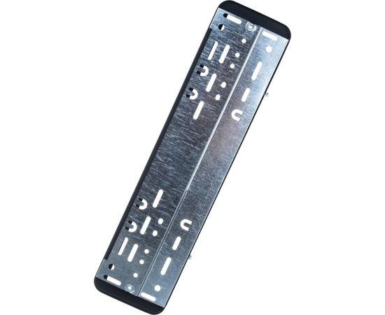 Металлическая рамка номерного знака, с металлическим адаптером в сборе, черная DolleX SPL-21 – изображение 3