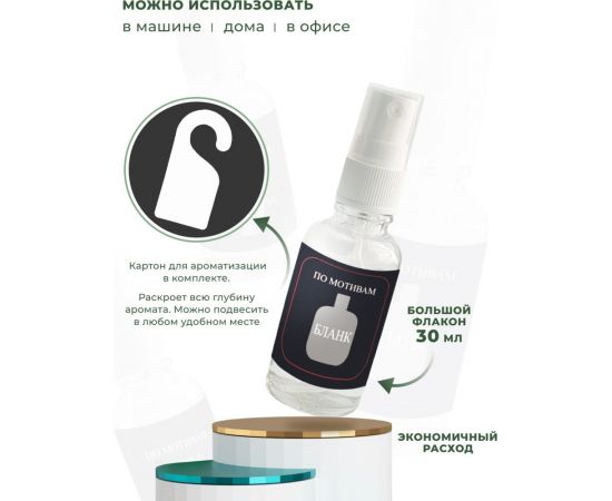 Ароматизатор в машину Avto Vins бланк спрей набор 3 шт 7033029 – изображение 3