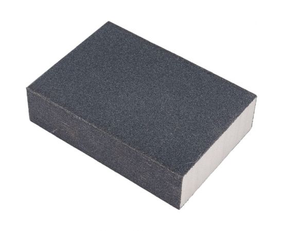 Губка шлифовальная «МАСТЕР» четырехсторонняя (100х68х26 мм; Р180; SiC) Зубр 35612-180 – изображение 4