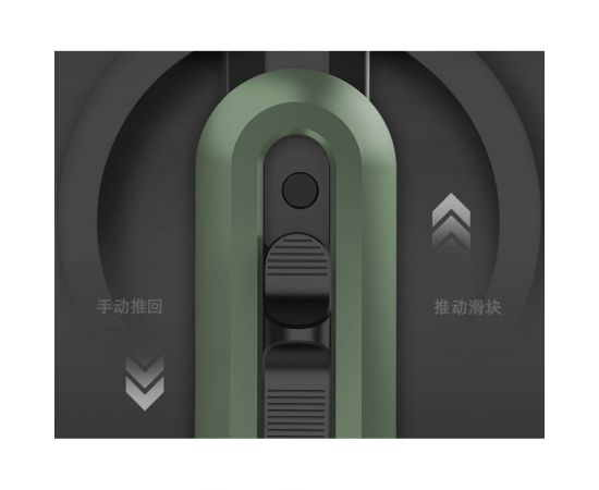 Технический нож DELI home series green ht4018l сегментированное черное лезвие 18 мм, эксклюзивный дизайн, soft touch 112888 – изображение 5