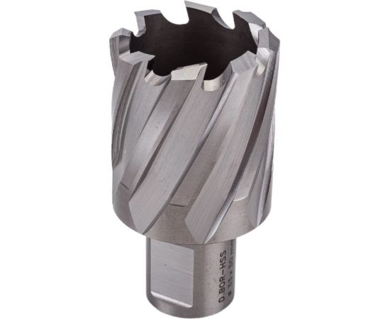 Сверло корончатое HSS по металлу (33х30/63 мм; Weldon 19) D.BOR CD-HSS-030-033-W – изображение 4