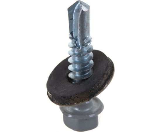 Кровельный саморез крепежная техника серый RAL 7004, 5.5х25 мм, 250 шт 420366 БК – изображение 2