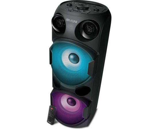 Портативная колонка SVEN АС PS-750 черная, 80 Вт, TWS, Bluetooth, FM, USB, microSD, LED-дисплей, 4400 мА*ч SV-019617 – изображение 11