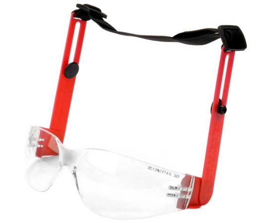 Каска РОСОМЗ СОМЗ-55 ВИЗИОН RAPID белая, с очками О15 HAMMER ACTIVE plus 78717+11530/1 – изображение 4