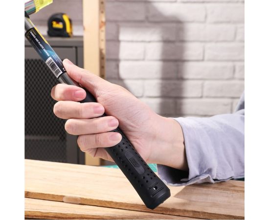 Рихтовочный молоток DELI DL5340 длина 315 мм, боек резина+пластик, стальная рукоять 104491 – изображение 4