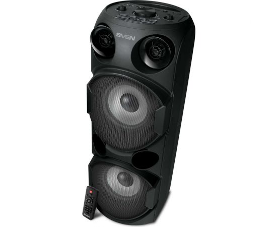 Портативная колонка SVEN АС PS-750 черная, 80 Вт, TWS, Bluetooth, FM, USB, microSD, LED-дисплей, 4400 мА*ч SV-019617 – изображение 9