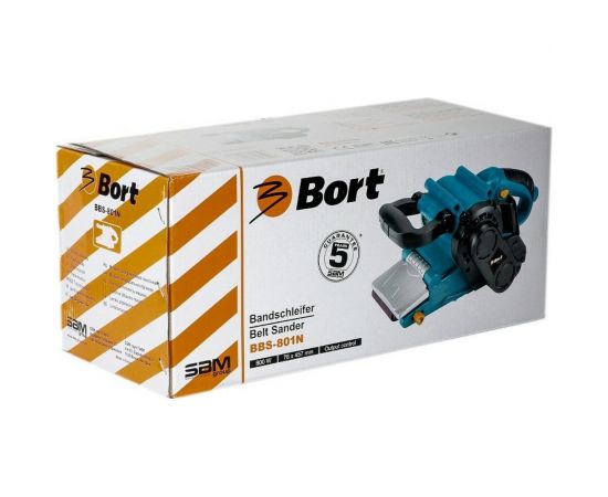 Ленточная шлифовальная машина BORT BBS-801N 93728007 – изображение 2