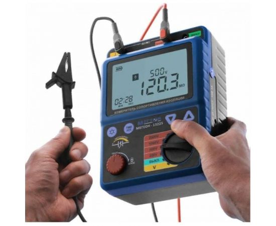 Измеритель сопротивления изоляции - мегаомметр МЕГЕОН с поверкой 13225 к0000021148 – изображение 4