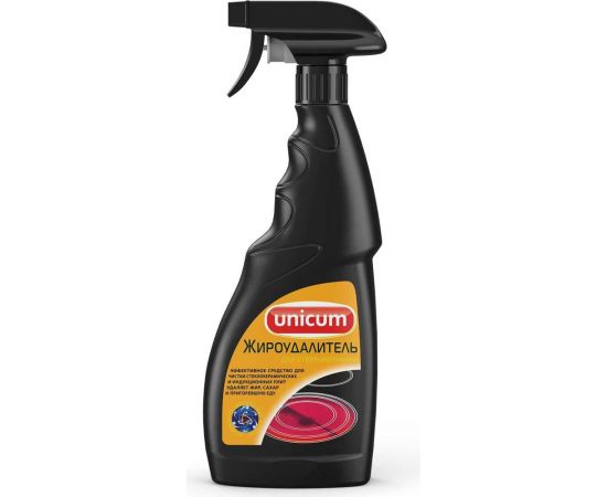 Жироудалитель для чистки стеклокерамических плит UNICUM 500 мл 300049 