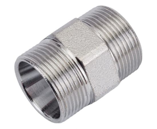 Хромированный переходник FAR 1/2" НР М24x19 - М24x19 FC 5110 C12 