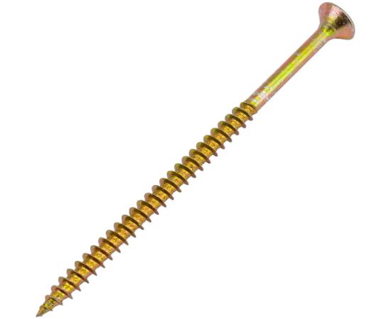 Шуруп крепежная техника желтый цинк, 6,0x110 80 шт. 431427 БК 