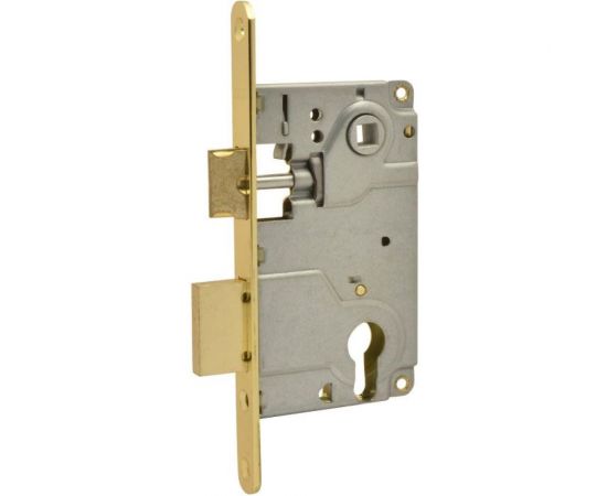 Корпус замка НОРА-М 25-85 мм золото, под цилиндр 8544 