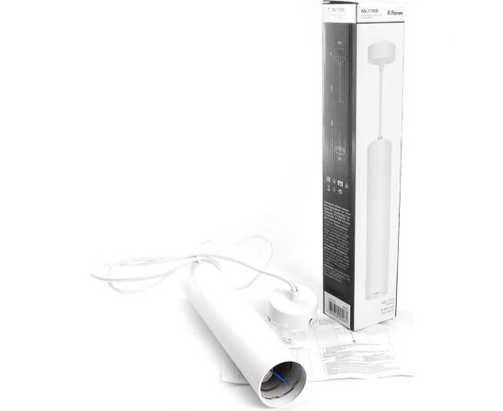 Потолочный светильник FERON ML1768 на подвесе MR16 35W 230V, белый 55x280, 48087 – изображение 4