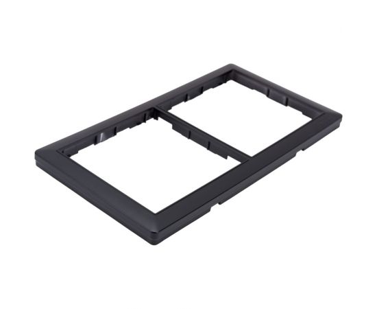 Двухпостовая рамка CGSS горизонтальная/вертикальная, черная Практика PL-P102-BCM – изображение 4