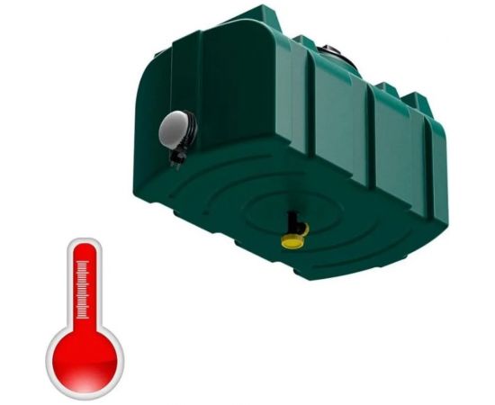 Душевой бак POLIMER GROUP серии «R» 100 литров (зеленый) с подогревом DR100S212 – изображение 4