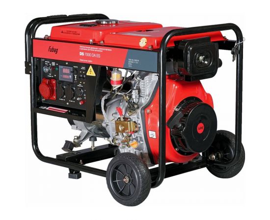 Дизельная электростанция с электростартером и коннектором автоматики FUBAG DS 7000 DA ES 838212 – изображение 8