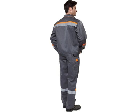 Костюм Эксперт Спецодежда Комфорт 2, серый/оранжевый, р. 48-50, рост 170-176 6446000026703 – изображение 6