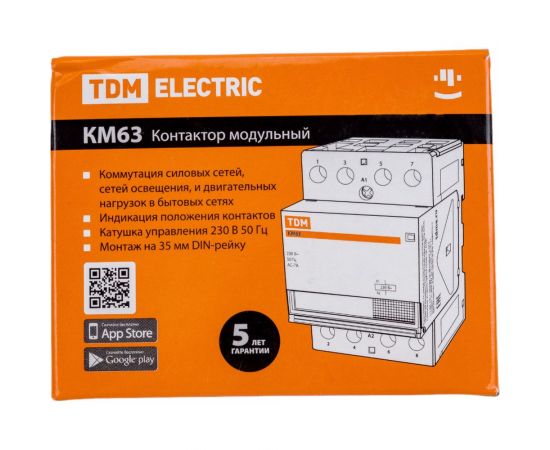 Модульный контактор TDM КМ63/4-63 SQ0213-0015 – изображение 5