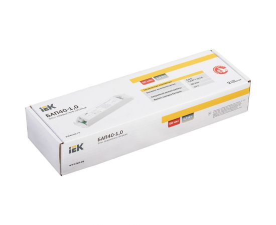 Блок аварийного питания IEK БАП40-1,0 для LED, универсальный LLVPOD-EPK-40-1H – изображение 2