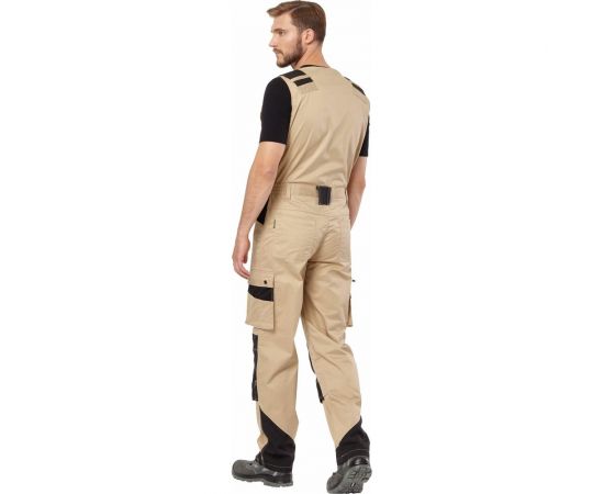 Полукомбинезон Эксперт Спецодежда Велар бежевый/черный, р.48-50, рост 170-176 6446000067447 – изображение 8