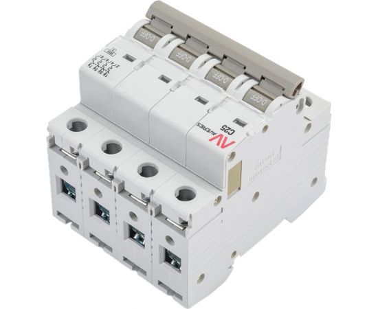 Автоматический выключатель EKF AVERES AV-6, 4P, 25A, C, 6kA, SQ mcb6-4-25C-av – изображение 3