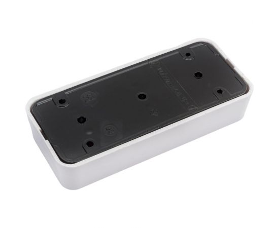 Розетка ООО Ливны-Электро РА 10-012 трехместная, белая, пластик АБС с донышком РА 6735 – изображение 4