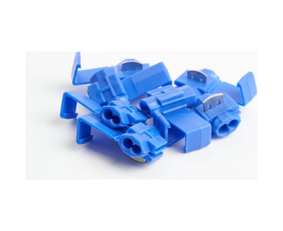 Прокалывающий ответвительный зажим STEKKER LD502-25 ЗПО-2 - 2,5 мм, синий упаковка 10 шт 39346 – изображение 2