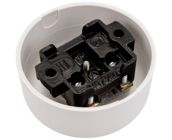 Розетка ООО Ливны-Электро РА 10-007 круглая, пластик АБС РА 6715 – изображение 2