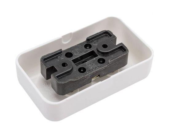 Розетка ООО Ливны-Электро РА 10-009 2-х местная, белая РА 1936 – изображение 3