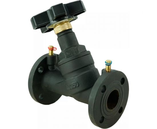 Балансировочный клапан DN.ru фланцевый ду32 ру16, чугунный, с ниппелями D080-00612 – изображение 3