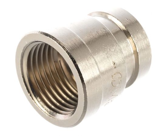 Переходная никелированная муфта STOUT ВВ 1/2X3/8 RG008Q0PRQJLNG – изображение 3