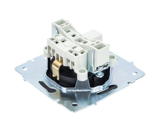 Розетка с защитой от детей Lezard, KARINA, ПБТ, чёрный бархат, 707-4288-124B – изображение 3