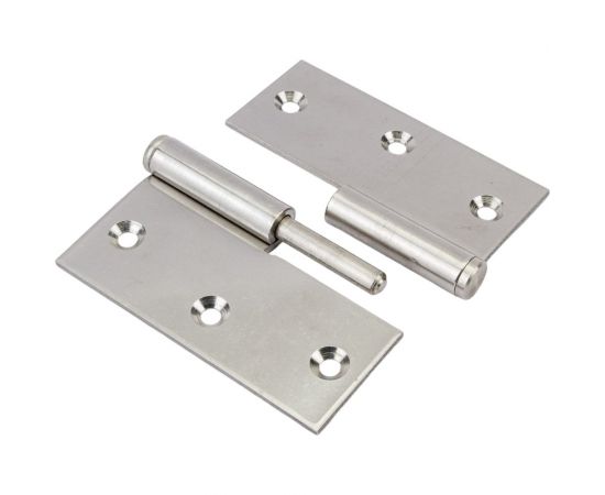 Петля VORMANN дверная, разъемная, 90х90 мм, левая, нержавеющая сталь 010871090 – изображение 2