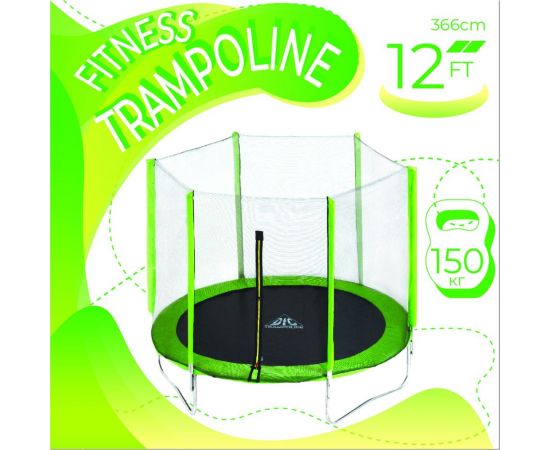 Батут с сеткой DFC Trampoline Fitness 12ft 12FT-TR-LG – изображение 6