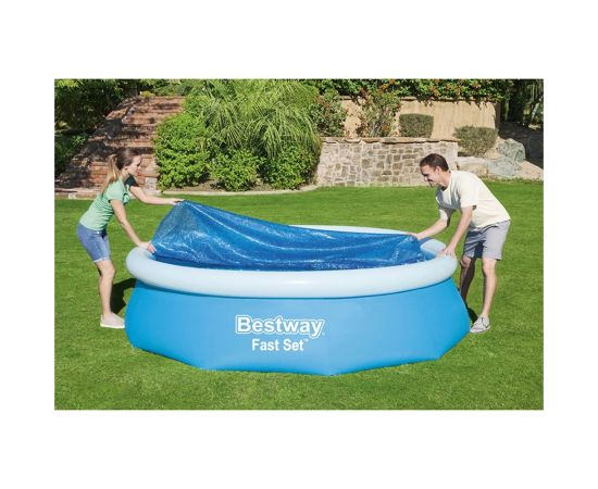 Покрывало для каркасных бассейнов BestWay Solar 305 см, диаметр 290 см 58241 BW 006227 – изображение 3