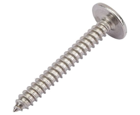 Нержавеющий саморез с прессшайбой KREPFIELD 4,8x38 мм, ART 9999, А2, самонарезающий, крестообразный шлиц PH, 25 шт. 9999A2саморез с прессшайбой4.8X38-25 