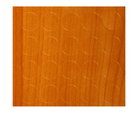 Заглушка Невский Крепеж самоклейка, 12 мм, вишня, 20 шт. 801759 