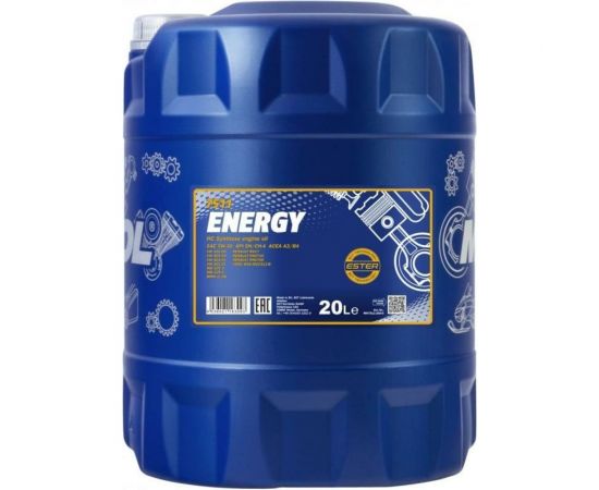 Синтетическое моторное масло MANNOL ENERGY 5W30 20 л 7018 