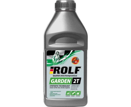 Масло моторное полусинтетическое для двухтактных двигателей GARDEN 2Т плас??ик 500 мл Rolf 322664 
