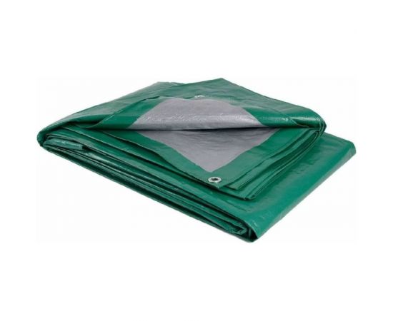 Тент строительный укрывной защитный Тарпаулин 15x20 плотность 90 гр Rendell 2520268 