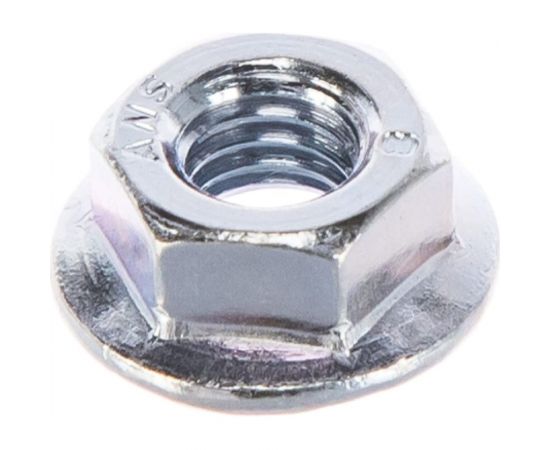 Гайка с фланцем МЕТАЛЛСЕРВИС М6, DIN 6923, цинк, 100 шт. 1239720 