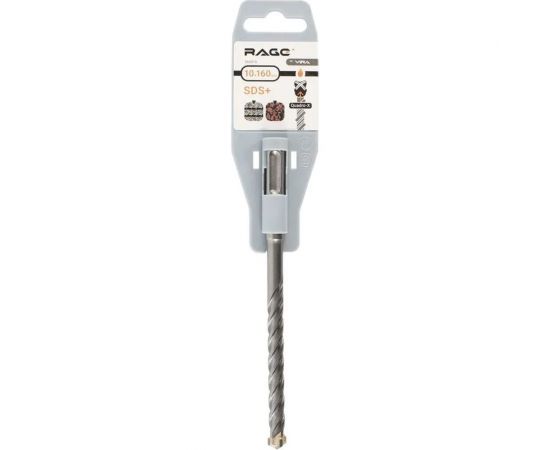 Бур по бетону Quadro-X 10x160 мм, SDS-plus rage by VIRA 566016 