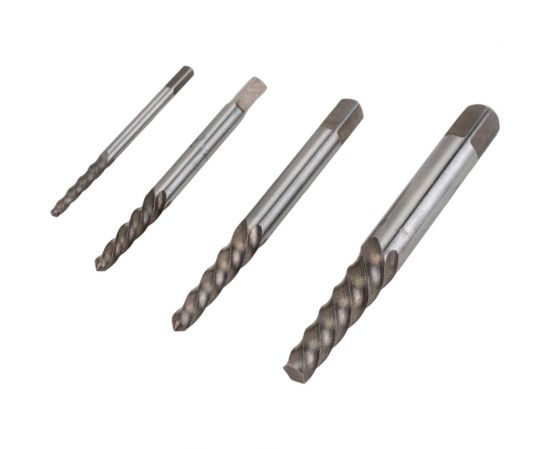 Набор экстракторов из быстрорежущей HSS стали, 4 шт. FIT IT Профи 36448 