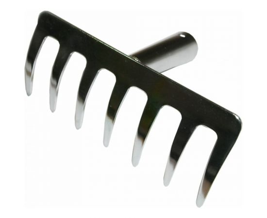 Грабли SKRAB мини 7 прямых зубов, нержавеющая сталь, без рукоятки 28075 