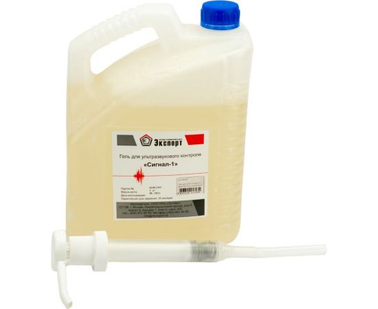 Гель для УЗК Сигнал-1 канистра 5 кг с дозатором НТЦ Эксперт ntc-000047 